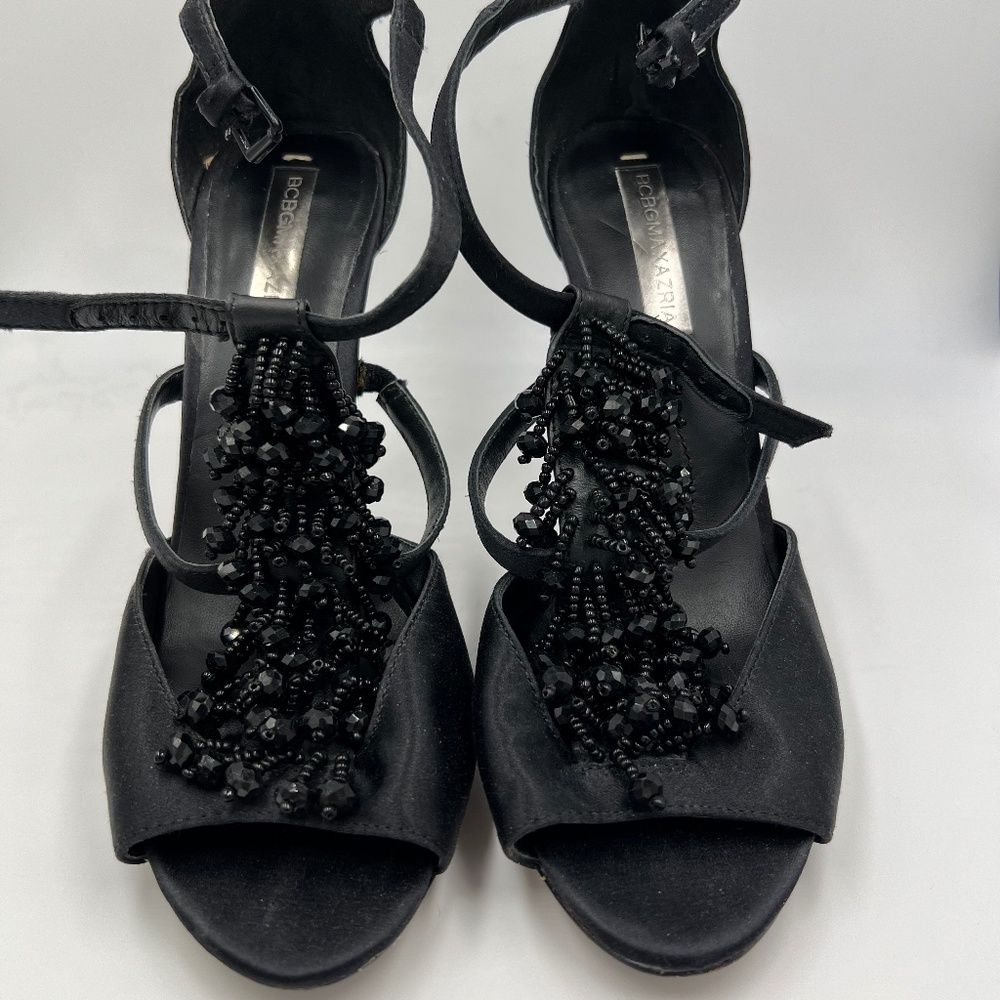 BCBGMAXAZRIA Beaded Heels